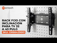 Rack Fijo con Inclinación para TV 32 a 43 Pulg | SKU: F20T