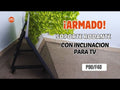 Soporte Rodante con Inclinación en Piso TV 32 a 70 Pulg / VESA Min 200x200mm & Max 400x400mm / Carga 75Kg