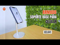 Soporte Base de Escritorio para Teléfono Celular con Altura Ajustable