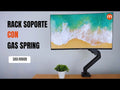 Soporte con Gas Spring de escritorio para Monitor 13 a 32 Pulg
