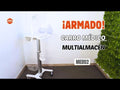 Carro Médico Multialmacén y Soporte para Monitor 17 a 27 Pulg