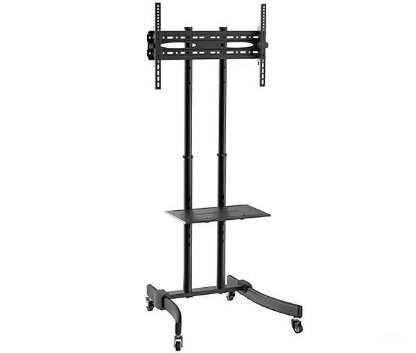 Pedestal con Ruedas para TV 37 a 70 Pulg / VESA Max 60x40cm / Carga 40 kg