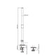 Rack Soporte Triple de Escritorio para 3 Monitores 13 a 24 Pulg