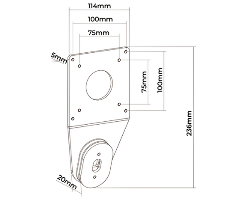 Adaptador VESA para Monitor Apple iMac 24" M1 Chip