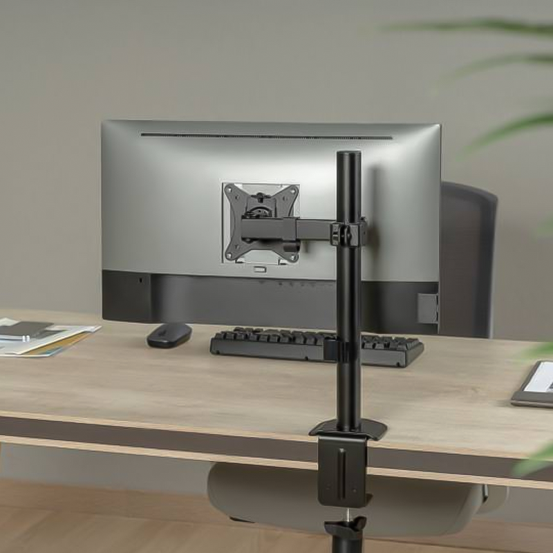  Brazo para monitor – brazo doble ajustable – brazo articulado  para monitor – brazo para monitor de computadora – soporte de escritorio  para monitor de computadora, movimiento completo, inclinación, giro, dos