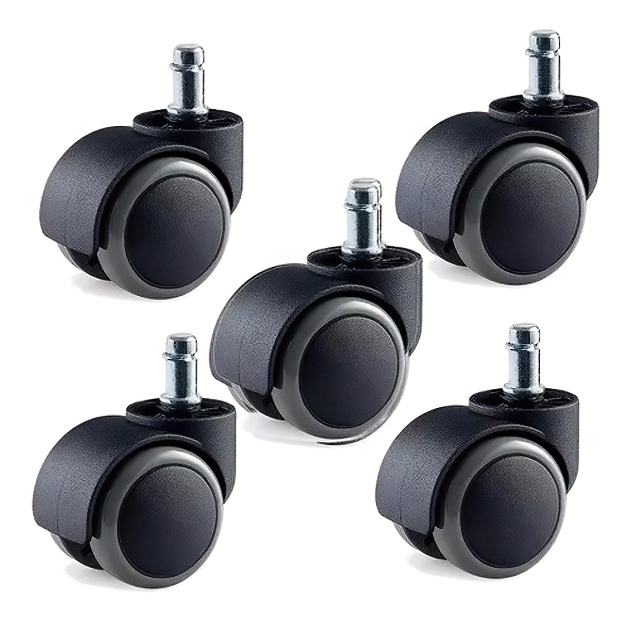 Rueda Garrucha para Silla Giratoria Nylon Poliuretano / Diametro Rueda 2