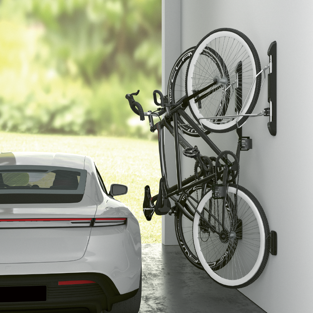 Rack Giratorio Para Bicicleta - No requiere cargar la bicicleta