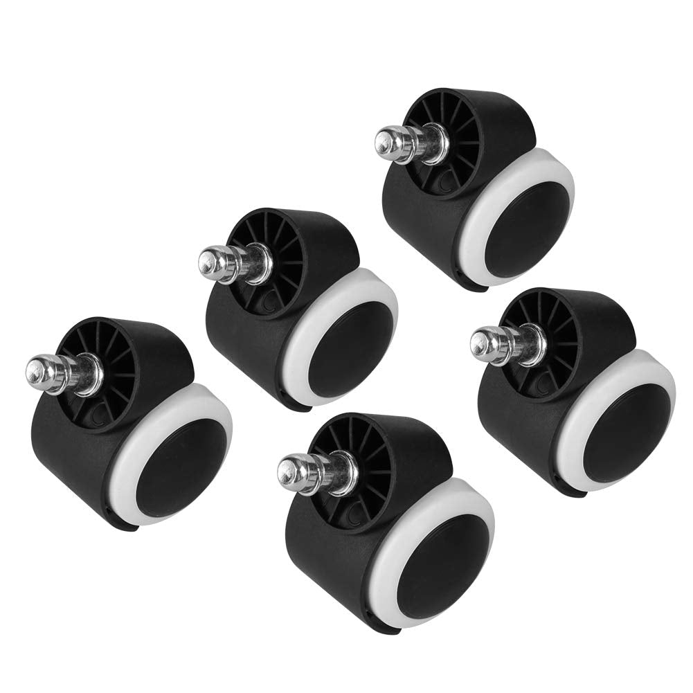 Rueda Garrucha para Silla Giratoria Nylon Poliuretano / Diametro Rueda 2