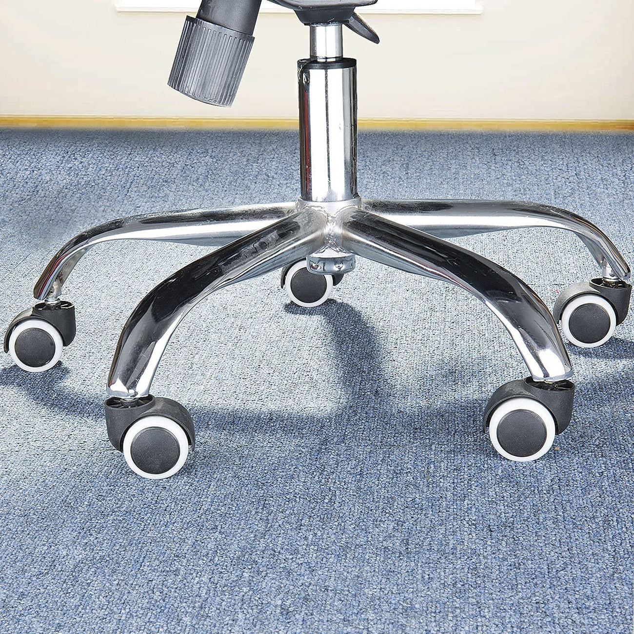 Rueda Garrucha para Silla Giratoria Nylon Poliuretano / Diametro Rueda 2