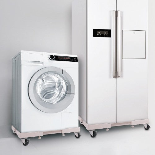 Base con ruedas para Lavadora, Cocina y Refrigeradora de 1 Puerta / Base regulable 70~90 cm