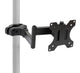 Brazo articulado Universal para Monitor 17 a 32 Pulg con Abrazadera para Montaje en Poste / Tubo Tubular Diámetro 2.8~6 cm