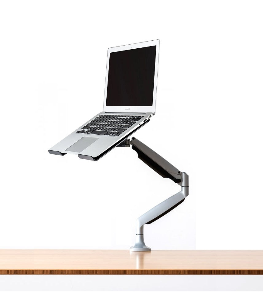 Rack Soporte de Aluminio para Laptop 10 a 15 Pulg- Puerto USB y Audio