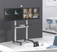 Pedestal con Ruedas Doble Pantalla 45 a 55 Pulg  / VESA Max 600x400mm / Carga 50 kg