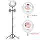 Trípode Telescópica de Anillo de luz LED + Soporte para Celular