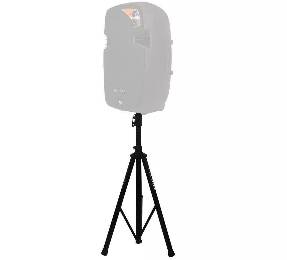Trípode Pedestal para Parlante Caja Acustica Activa/  Carga 60 Kg / Altura Max 183cm / Metal + Plástico (Unión)