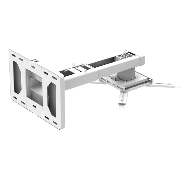 Rack Soporte para Proyector Tiro Corto para Pared / Brazos telescópicos ajustables 26 a 43cm