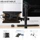 Brazo articulado Universal para Laptop 10 a 15.6 pulg / Montaje en Poste, Tubo de Diámetro 2.8~6 cm