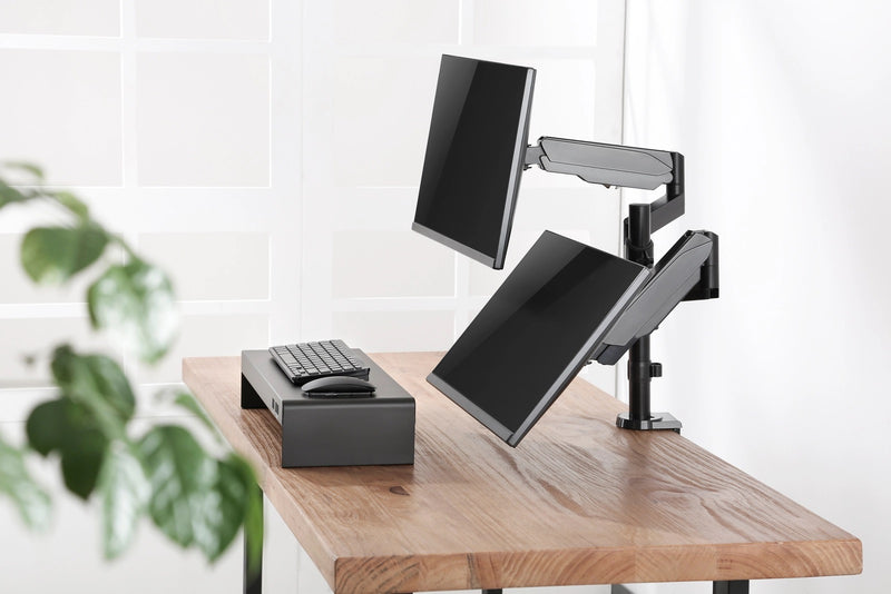 Soporte doble de escritorio para dos monitores de 17-32 máx 9kg