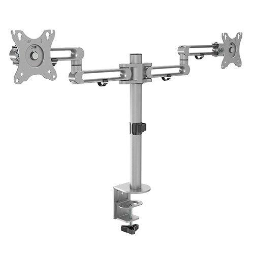 Rack Soporte Doble Brazo de Escritorio para 2 monitores 17 a 32 Pulg