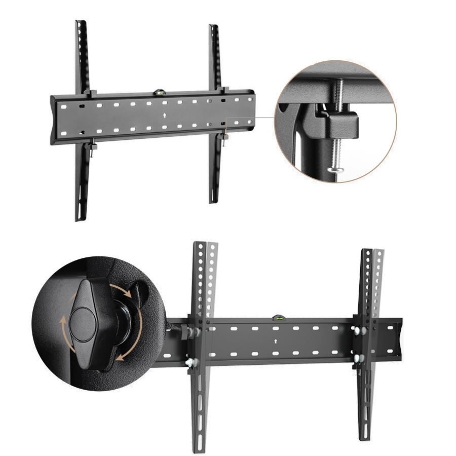 Rack Fijo para TV 37 a 70 Pulg / VESA Max 600x400mm / Carga 40 kg
