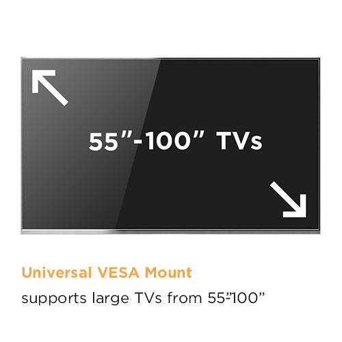 Pedestal  Eléctrico Motorizado TV 55 a 100 pulgadas - Altura Regulable / Vesa Max 800x600mm / Carga 120 Kg