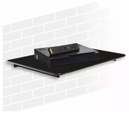 Repisa De Vidrio Templado 25x36cm Para Bluray - Deco , Router y otros