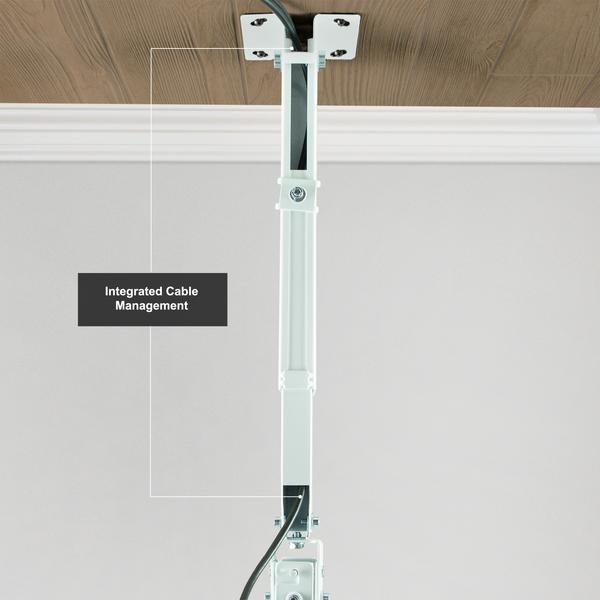 Rack Soporte para Proyector Para Techo y Pared / Regulable 43 - 65 cm