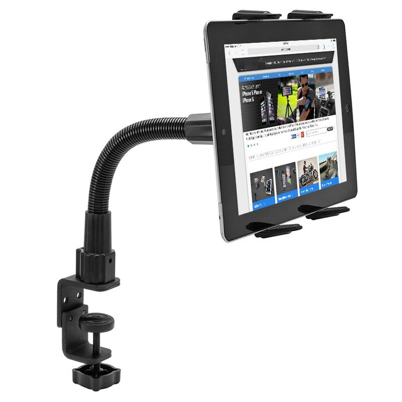 Soporte para tablet 7 a 18,4 Pulg con cuello Flexible 31 cm / Abrazadera tipo Prensa