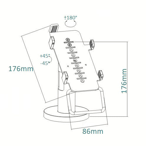 Soporte de Escritorio para POS VERIFONE® VX 820