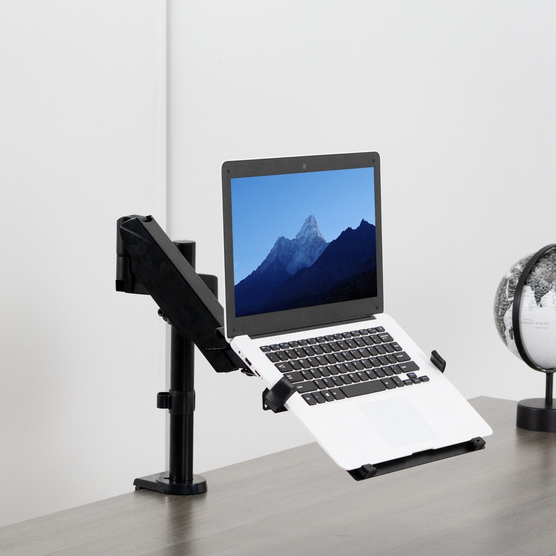 Rack Soporte con Gas Spring para Laptop 10 a 15.6 Pulg