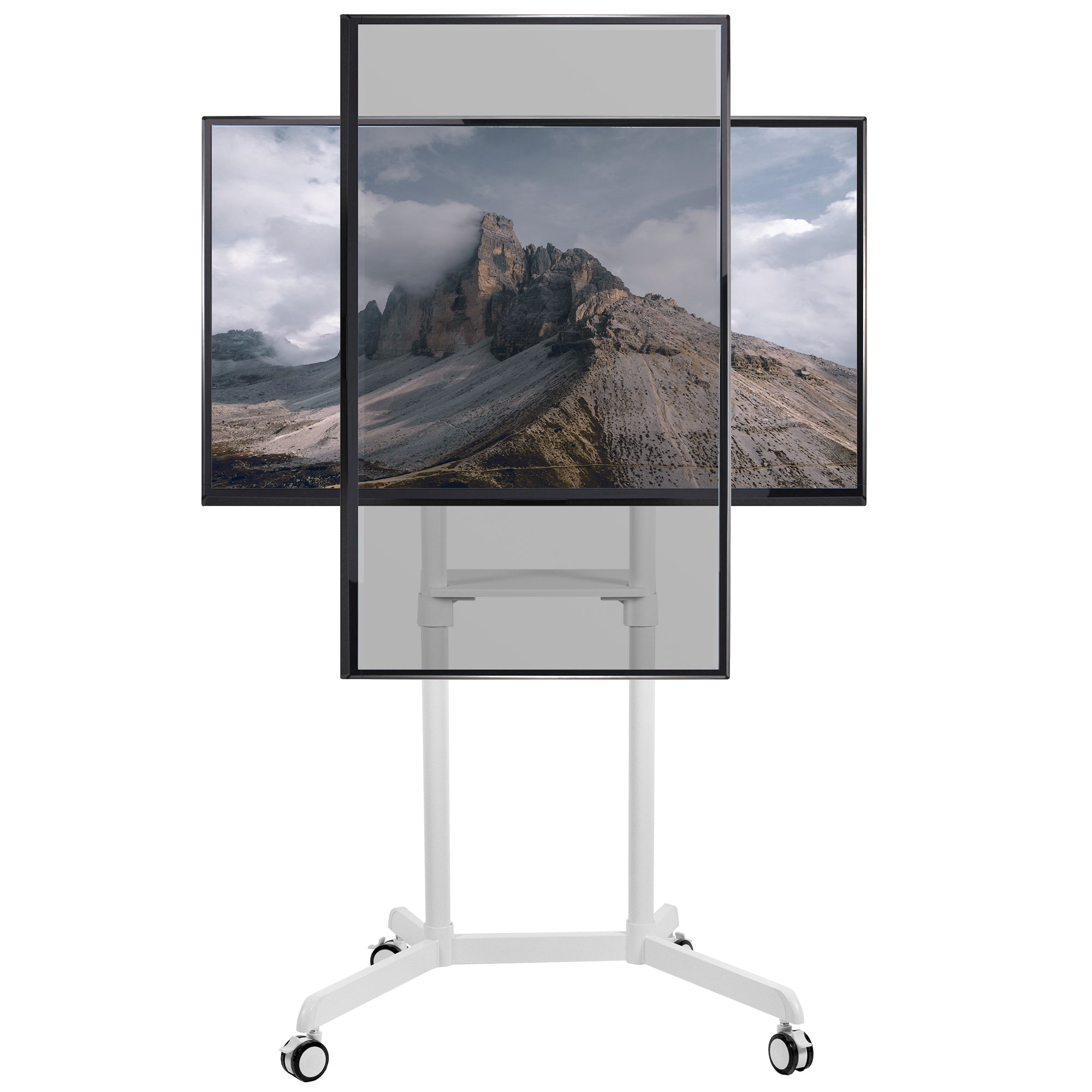Pedestal con Rotacion Vertical y Horizontal para TV 37 a 70 Pulg / Rotación 90° / VESA Max 600x400mm / Carga 70 kg