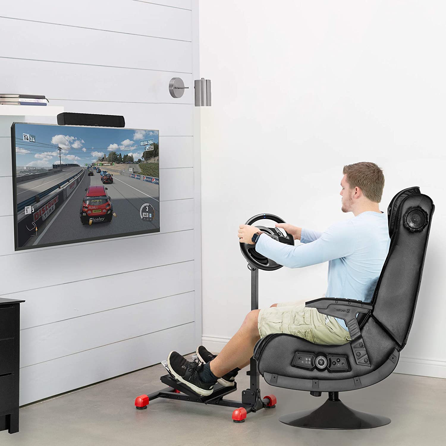 Soporte Plegable para Volante Timon Pedal y Palanca de cambio