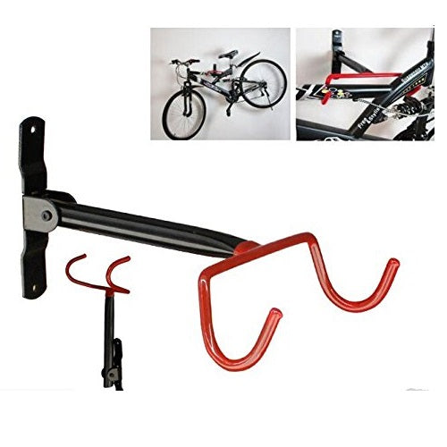Gancho para colgar bicicletas montado en la pared, soporte de pared para  bicicleta, soporte plegable para colgar en la pared para bicicleta, soporte