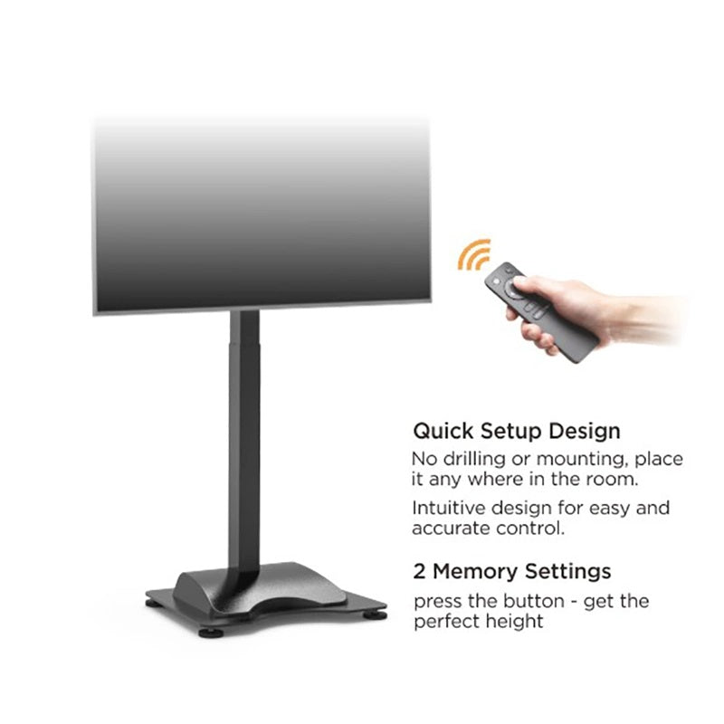 Pedestal Eléctrico Motorizado con Control Remoto para TV 37 a 75 Pulg / VESA Max 600x400mm / Carga 50 kg