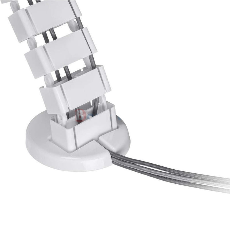 Vertebra Flexible para Organizar Cables  para Escritorio / Altura Max 128 cm