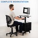 Estación Mesa De Trabajo Móvil para Monitor, Teclado, Impresora y CPU / Altura regulable