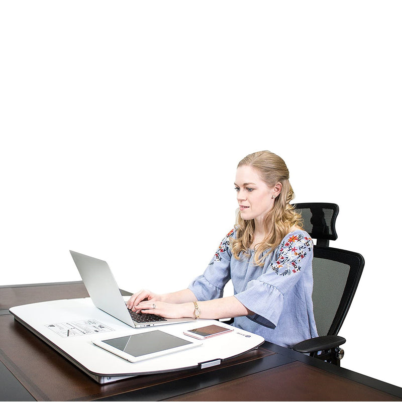 Escritorio Sobremesa con Altura Regulable para Laptop - Trabaje Parado o Sentado - Medida 80 x 32 cm