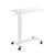 Mesa Auxiliar con Ruedas / Escritorio movil para Laptop / Altura Pata 103mm / Tablero Melamina 71 x 40cm / Altura regulable 71 a 106cm / Uso en Cama , Sofa u Hospital