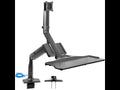 Rack Soporte con Teclado de Escritorio para Monitor 17 a 32 Pulg / Trabaje parado o sentado