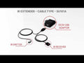 Repetidor IR / Extensor IR infrarrojo para Control Remoto con 1 Receptor y 1 Emisor