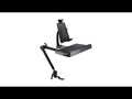 Soporte con brazo para Tablet 9-12 Pulg y Teclado / Fijación en asiento del auto y camiones