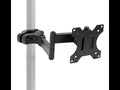 Brazo articulado Universal para Monitor 17 a 32 Pulg con Abrazadera para Montaje en Poste / Tubo Tubular Diámetro 2.8~6 cm