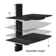 Repisa 2 Niveles vidrio Para Bluray, Deco o Router