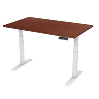 Escritorio Eléctrico + Tablero Melamina 150 x 71 cm Espesor 25mm / Doble Motor /  Carga 125 kg /Altura Regulable para trabajar Sentado y Parado