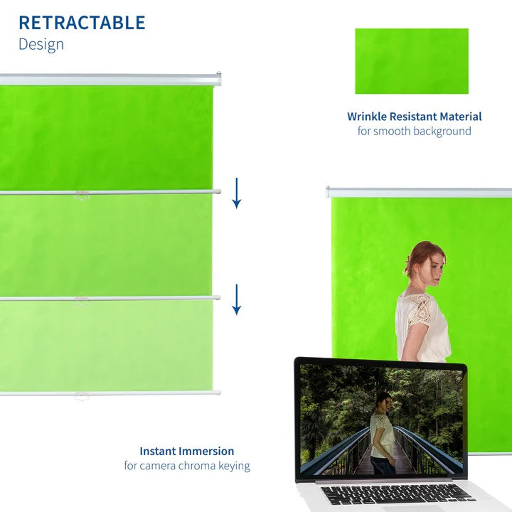 Ecran Manual Verde 100 Pulg (4:3) 2.0x1.61 m / Vinil
