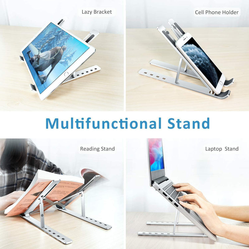 Soporte Portátil Plegable De Aluminio Para Laptop iPad Mac