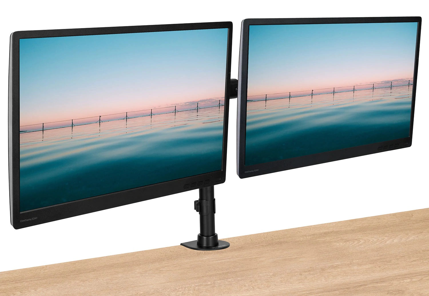 Repuesto Brazo Doble para Monitor 13 a 27 Pulg con montaje en Tubo de Diámetro 3.5 cm