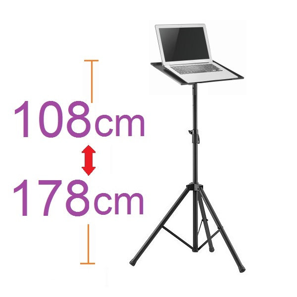 Pedestal para Laptop Trípode - Altura Max 178 cm
