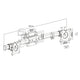 Rack Soporte Doble de Pared para 2 Monitores de 13 a 27 Pulg