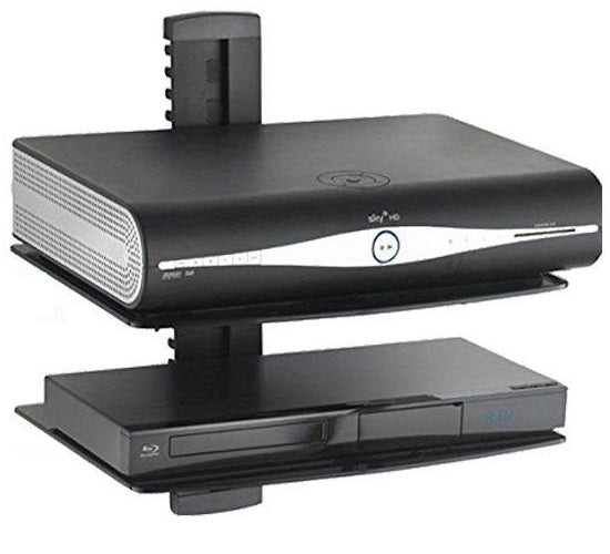 Repisa 2 Niveles vidrio Para Bluray, Deco o Router